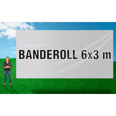 Banderoll 6x3 meter